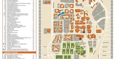 Universiteit van Texas Dallas kaart