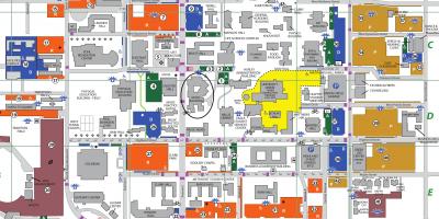 Universiteit van Noord-Texas Dallas kaart